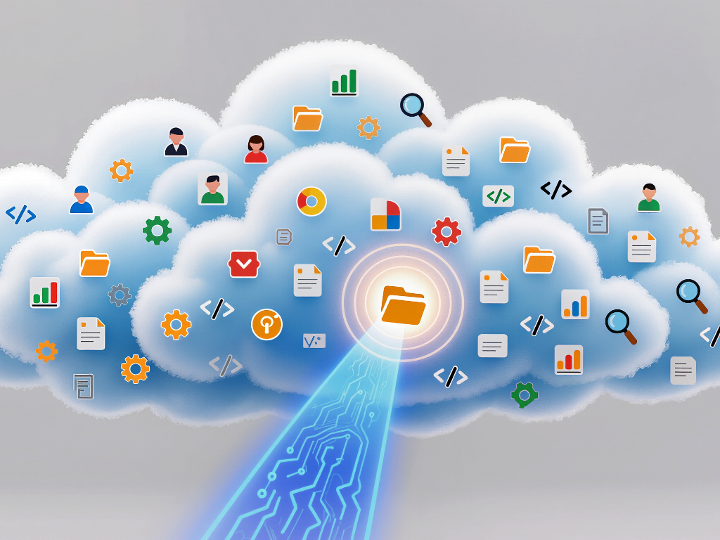 Cloud-based AI platform connecting documents, code, analytics, and business data to enable intelligent automation and enterprise workflows.