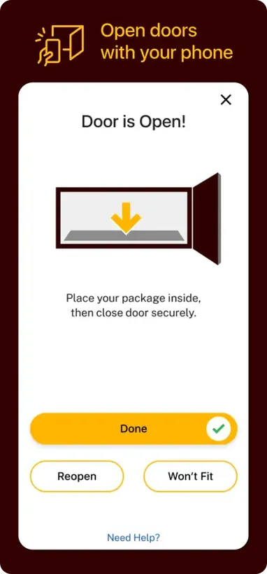 UPS C2B solution screen 3